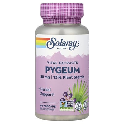 Vital Extracts, Pygeum, 50 mg, 60 VegCaps