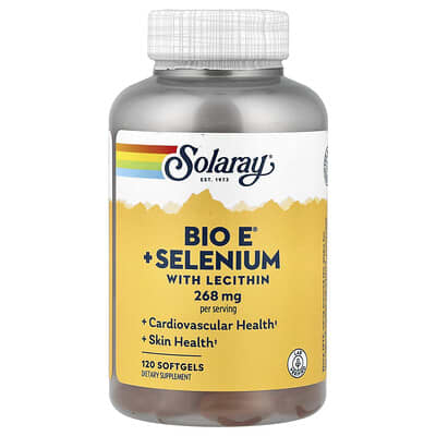Bio E® + Selenium with Lecithin, 120 Softgels