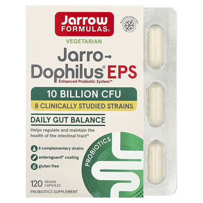 Jarro-Dophilus® EPS, 120 вегетарианских капсул (5 Billion CFU в капсуле)