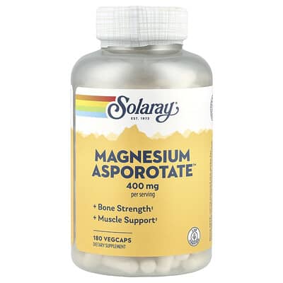 Magnesium Asporotate™, 180 вегетарианских капсул (200 mg per Capsule)