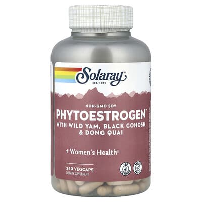 PhytoEstrogen™ с диким ямсом, черным кохошем и дун кван, 240 капсул