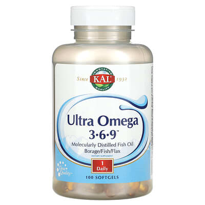 Ultra Omega 3-6-9™, 100 мягких капсул