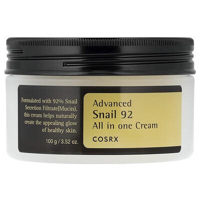 Всенаправленный крем Advanced Snail 92, 3.52 oz (100 g)