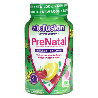 Prenatal Gummies, Raspberry Lemonade, 90 Gummies