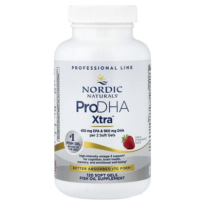 ProDHA Xtra™, Strawberry, 120 мягких капсул