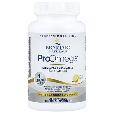 ProOmega Lemon, 60 мягких капсул (640 mg на капсулу)