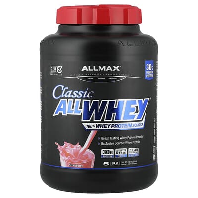 CLASSIC ALLWHEY® 100% сывороточный протеин, клубника, 2.27 kg