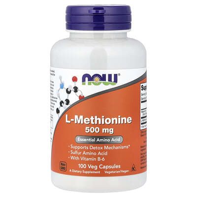 L-Methionine, 100 вегетарианских капсул