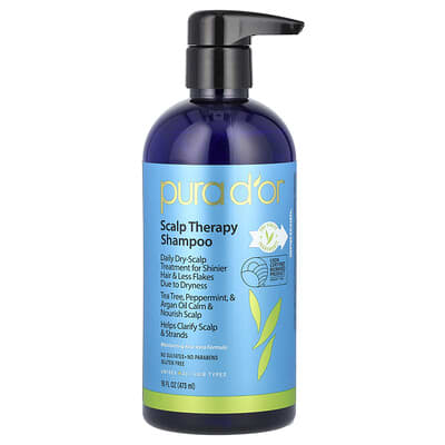 Scalp Therapy Shampoo, All Hair Types, 16 fl oz (473 ml)