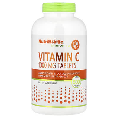 Immunity, Vitamin C, 1,000 mg, 500 Vegan Tablets