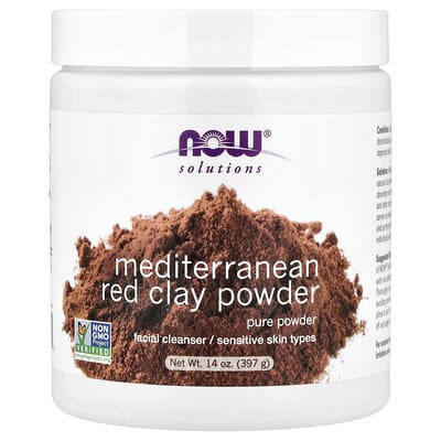 Solutions, порошок средиземноморской красной глины, 14 oz (397 g)