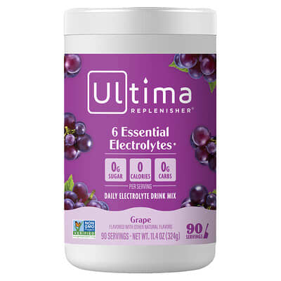 Ultima Replenisher Электролитный микс, Grape, 10.8 oz (306 g)