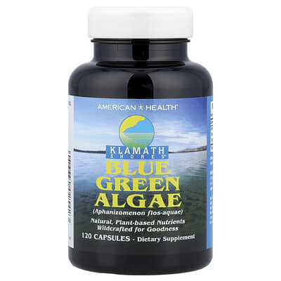 Klamath Shores® Blue Green Algae, 120 капсул (500 mg per Capsule)