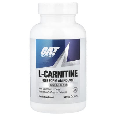 L-Carnitine, 60 вегетарианских капсул (500 mg на капсулу)