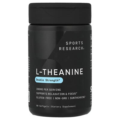 L-Теанин, 200 mg, 60 мягких капсул
