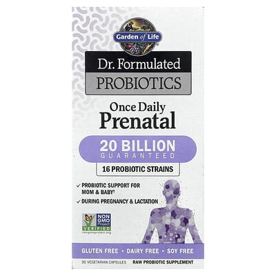 Dr. Formulated Probiotics, для беременных, 30 вегетарианских капсул