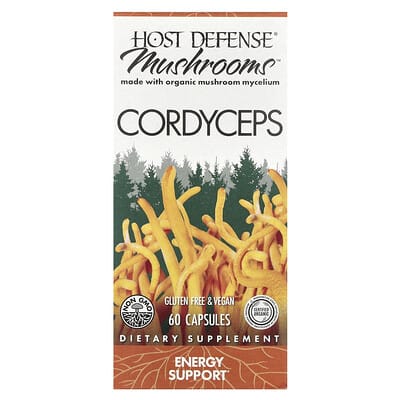 Mushrooms™, Cordyceps, 60 капсул (0.5 g на капсулу)