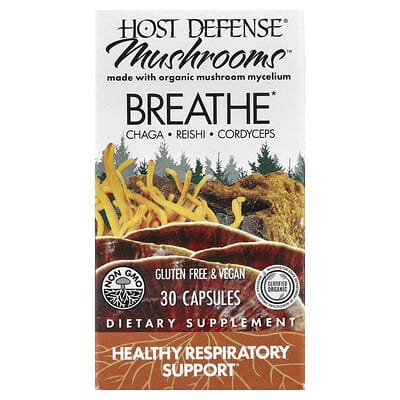Mushrooms™, Breath, 30 капсул