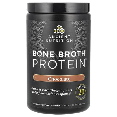 Белковый бульон Bone Broth Protein™, шоколад, 504 g