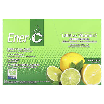 Bubbly Multivitamin Drink Mix, Lemon Lime, 30 Packets, 0.3 oz (9.56 g) Each