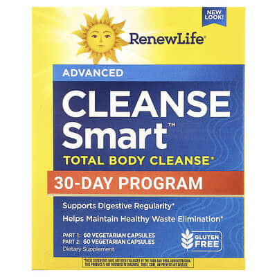 Cleanse Smart™ Total Body Cleanse 2 бутылки по 60 капсул