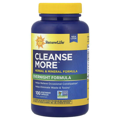Cleanse More™, 100 вегетарианских капсул