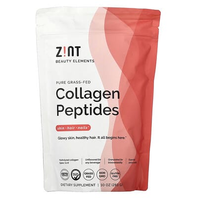 Pure Grass-Fed Collagen Peptides, Unflavored, 10 oz (283 g)