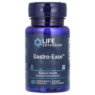 Gastro-Ease™, 60 вегетарианских капсул