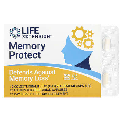 Life Extension Memory Protect 36 вегетарианских капсул