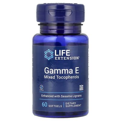 Gamma E Mixed Tocopherols, 60 Softgels