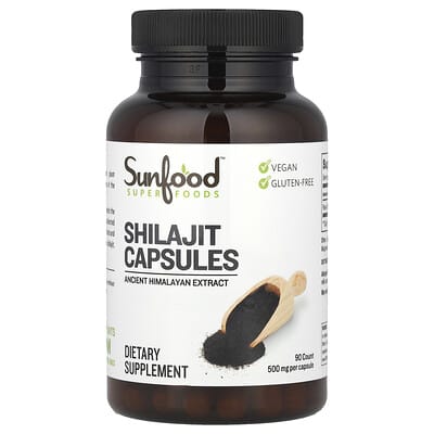 Sunfood Шиладжит, 500 mg, 90 капсул