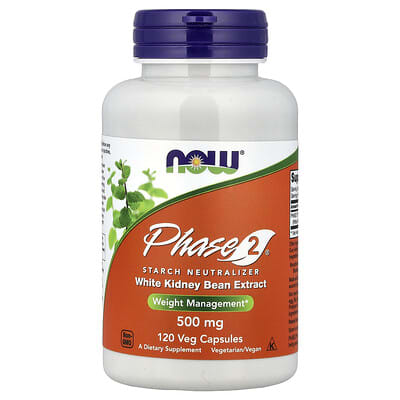 Нейтрализатор крахмала Phase 2®, 500 mg, 120 вегетарианских капсул