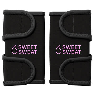 Sweet Sweat®, Arm Trimmers, Medium, Black & Pink, 1 Pair