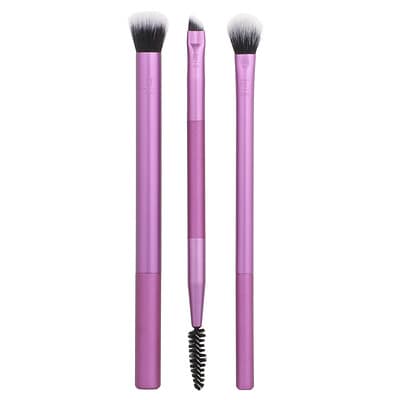 Eye Shade + Blend Brush Set, 3 Pieces