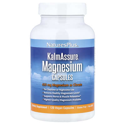 KalmAssure®, магний, 120 веганских капсул (105 mg на капсулу)