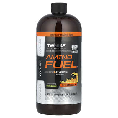 Amino Fuel Twinlab, Orange Rush, 32 fl oz (946 ml)