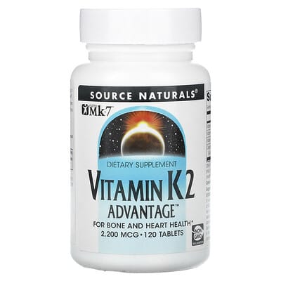 Витамин K2 Advantage, 2,200 mcg, 120 таблеток
