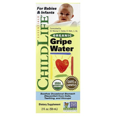 Органическая вода Gripe Water, 2 fl oz (59 ml)