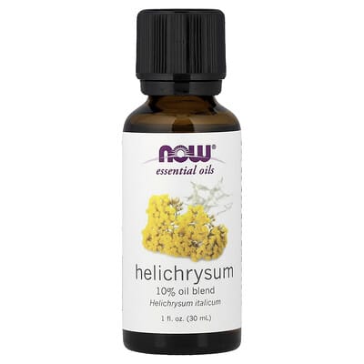 Эфирное масло NOW Foods Helichrysum, 1 fl oz (30 ml)
