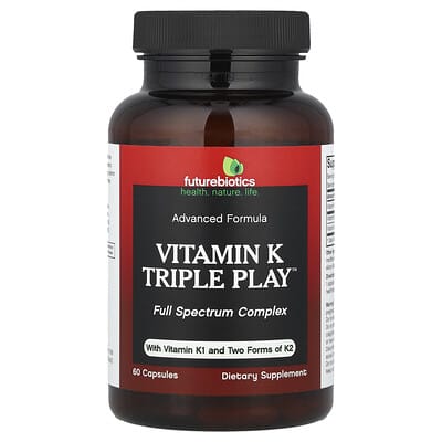 Vitamin K Triple Play™, 60 капсул