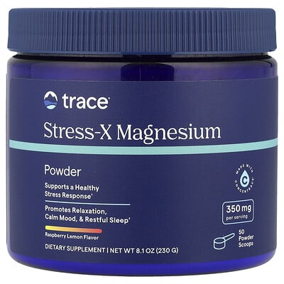 Порошок магния Stress-X, Raspberry Lemon, 8.1 oz (230 g)