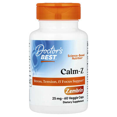 Calm-Z, 25 mg, 60 вегетарианских капсул