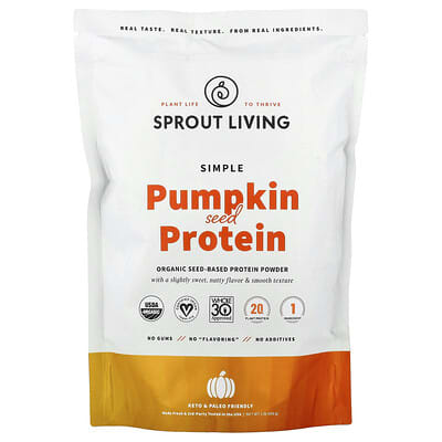 Simple Protein Pumpkin Seed, Unflavored, 1 lb (454 g)