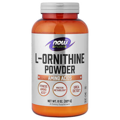 Порошок L-орнитин NOW Foods Sports, 8 oz (227 g)