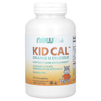 Kid Cal, Orange, 100 Chewables