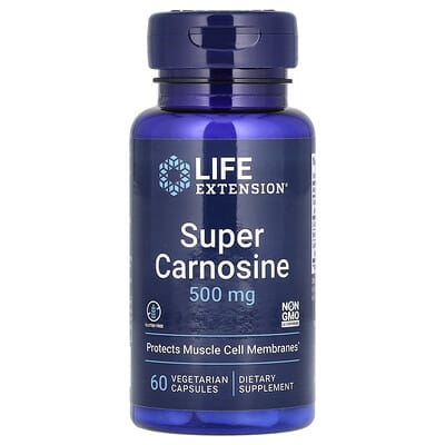 Super Carnosine, 60 вегетарианских капсул