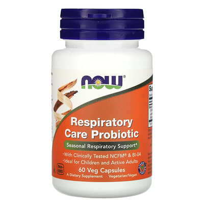 Respiratory Care пробиотик для дыхания, 60 вегетарианских капсул