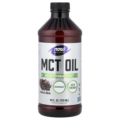 Sports, MCT Oil, Chocolate Mocha, 16 fl oz (473 ml)