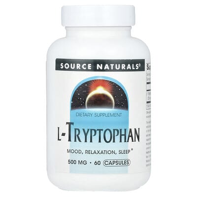 L-Tryptophan, 500 mg, 60 капсул