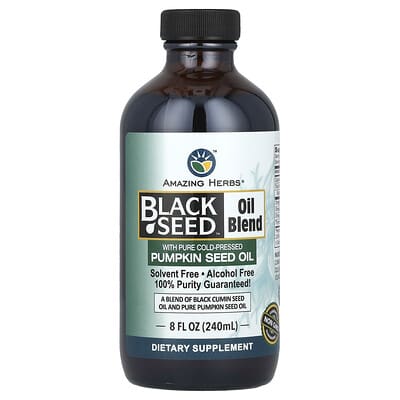 Смесь масел Black Seed™ с маслом тыквы, 8 fl oz (240 ml)